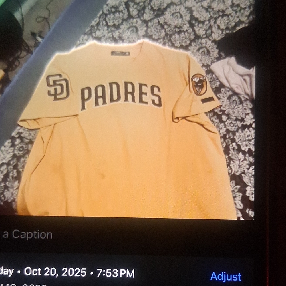 Padres Yellow Short Sleeve Tee